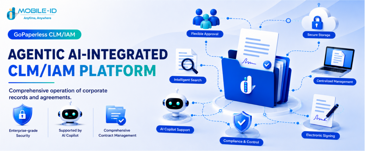 GoPaperless CLM/IAM – an integrated agentic AI platform for enterprise agreement and workflow operations