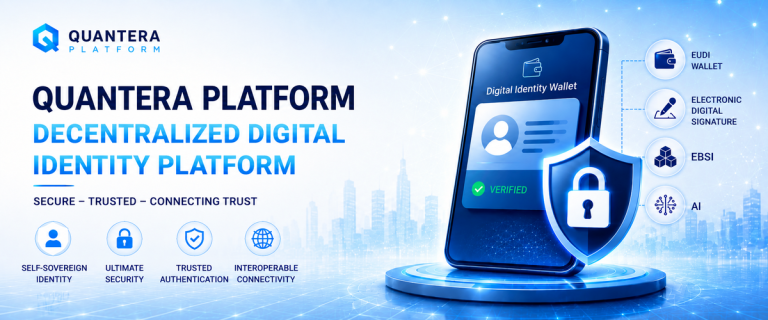 Quantera Platform - decentralized digital identity and EUDI-standard digital signature