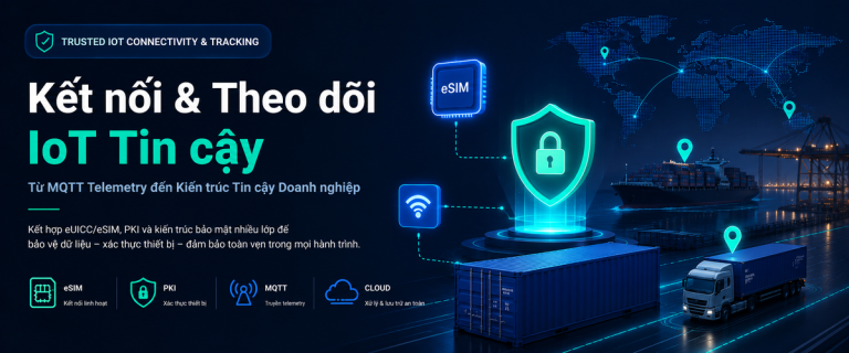 Trusted IoT Connectivity & Tracking - kiến trúc IoT đáng tin cậy cho logistics, chuỗi cung ứng lạnh và vận hành doanh nghiệp