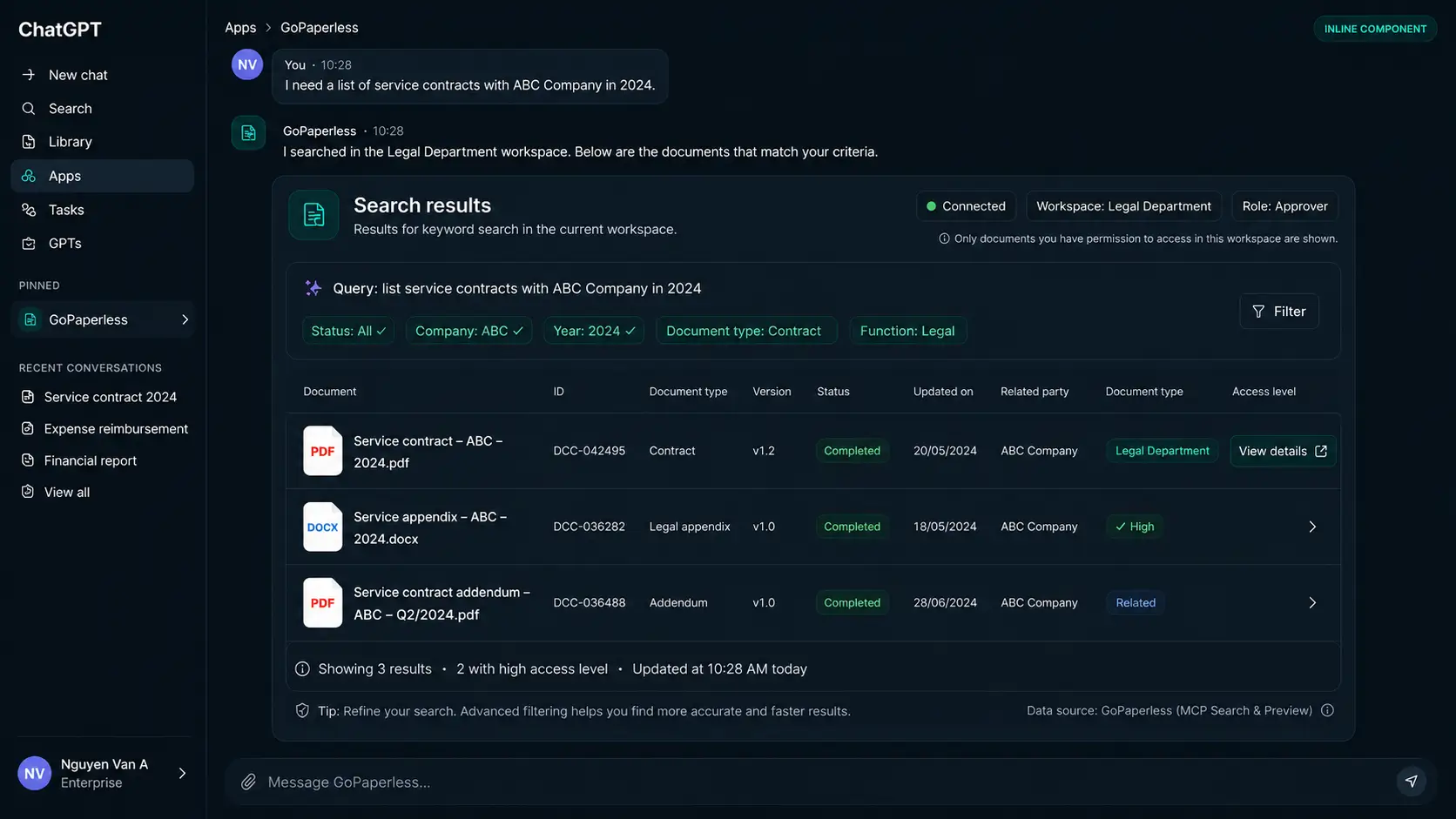 Document search