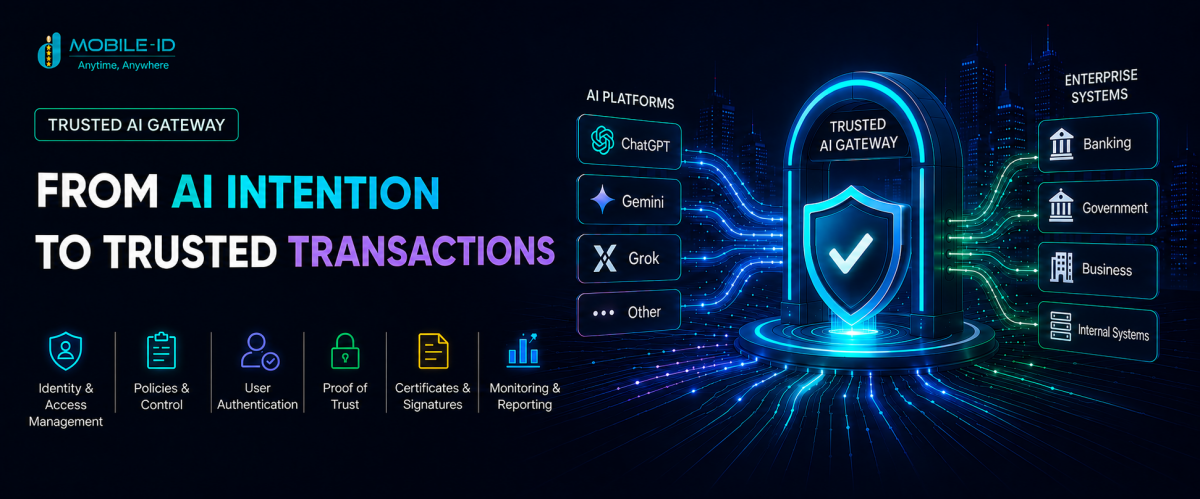 Trusted AI Gateway From AI Intent to Trusted Transaction