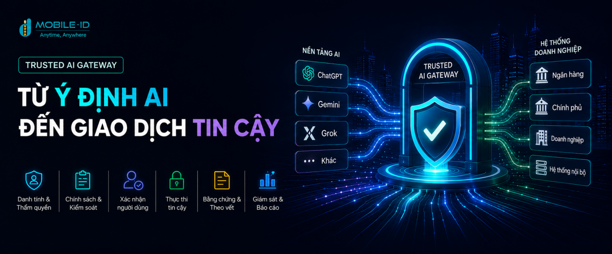 Trusted AI Gateway Từ Ý định AI đến Giao dịch Tin cậy